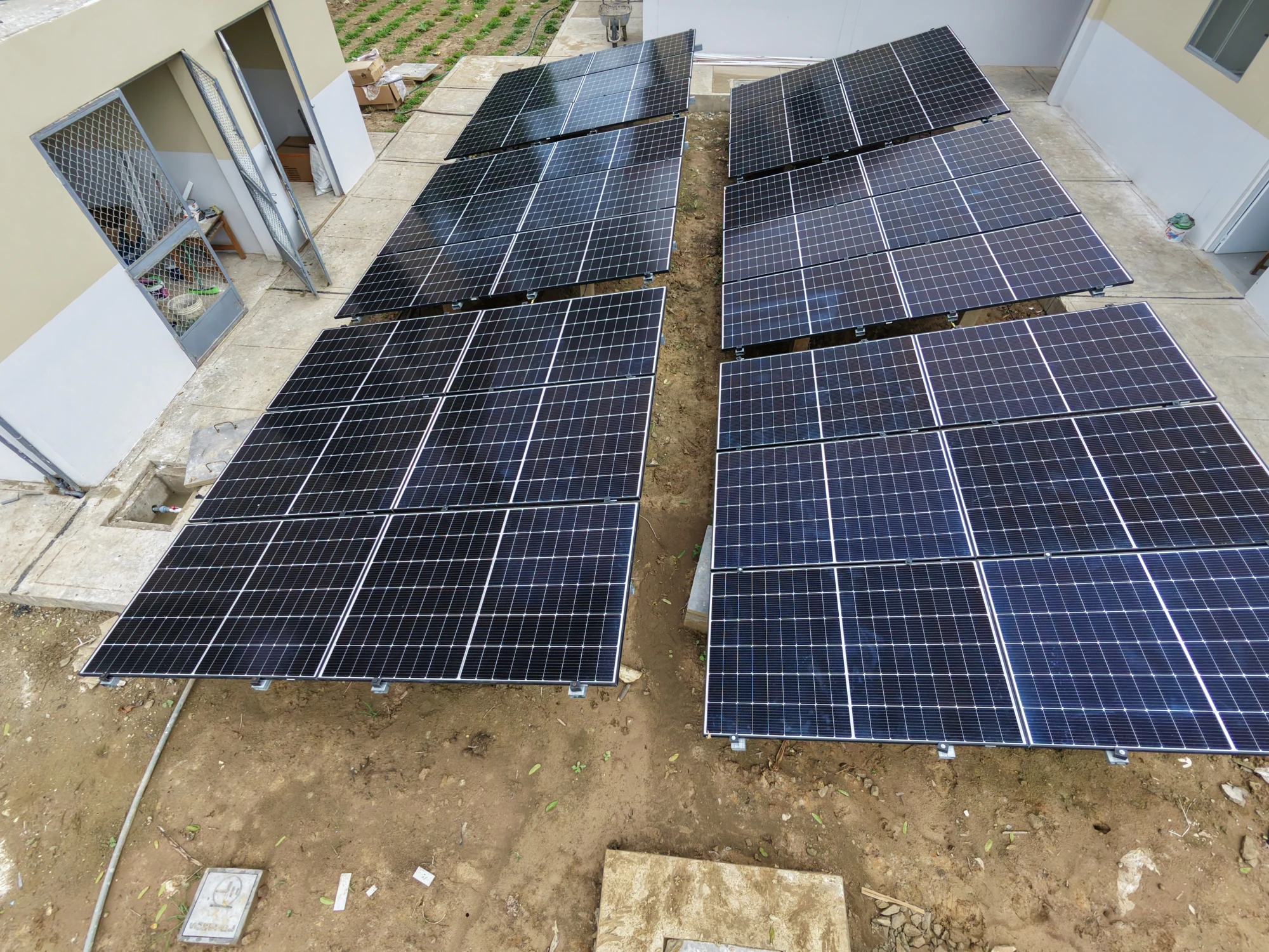 Paneles solares del proyecto San Pedro